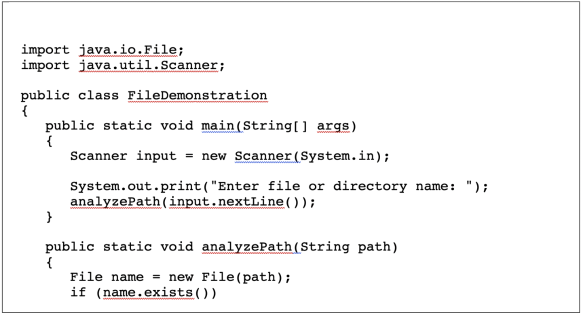 Solved 1. Create a file for the program shown here | Chegg.com