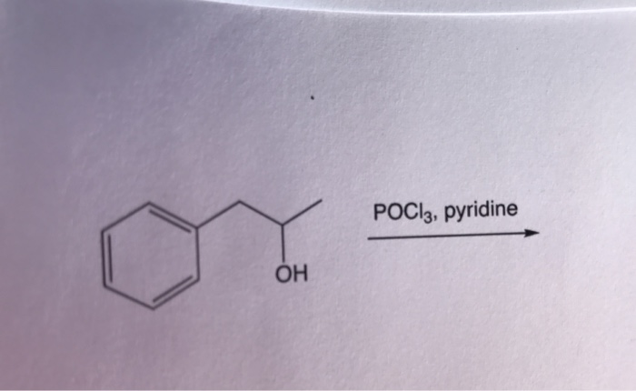 Solved OH POCI3, pyridine | Chegg.com