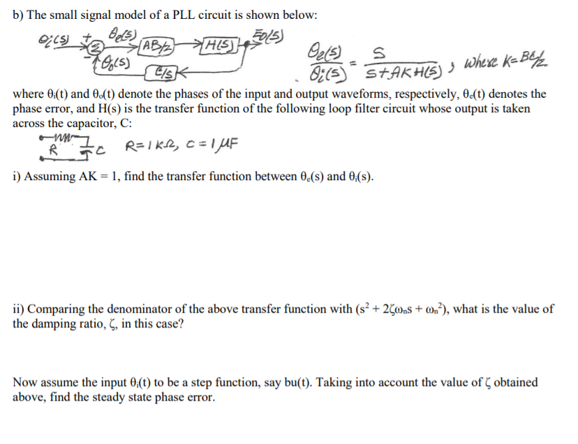 Solved хп2 3. a) A block diagram of an Armstrongtype FM