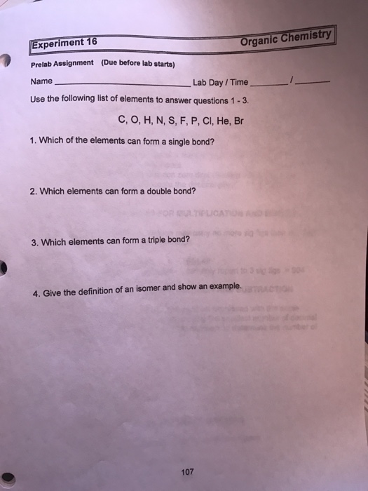 Solved Use the following list of elements to answer | Chegg.com