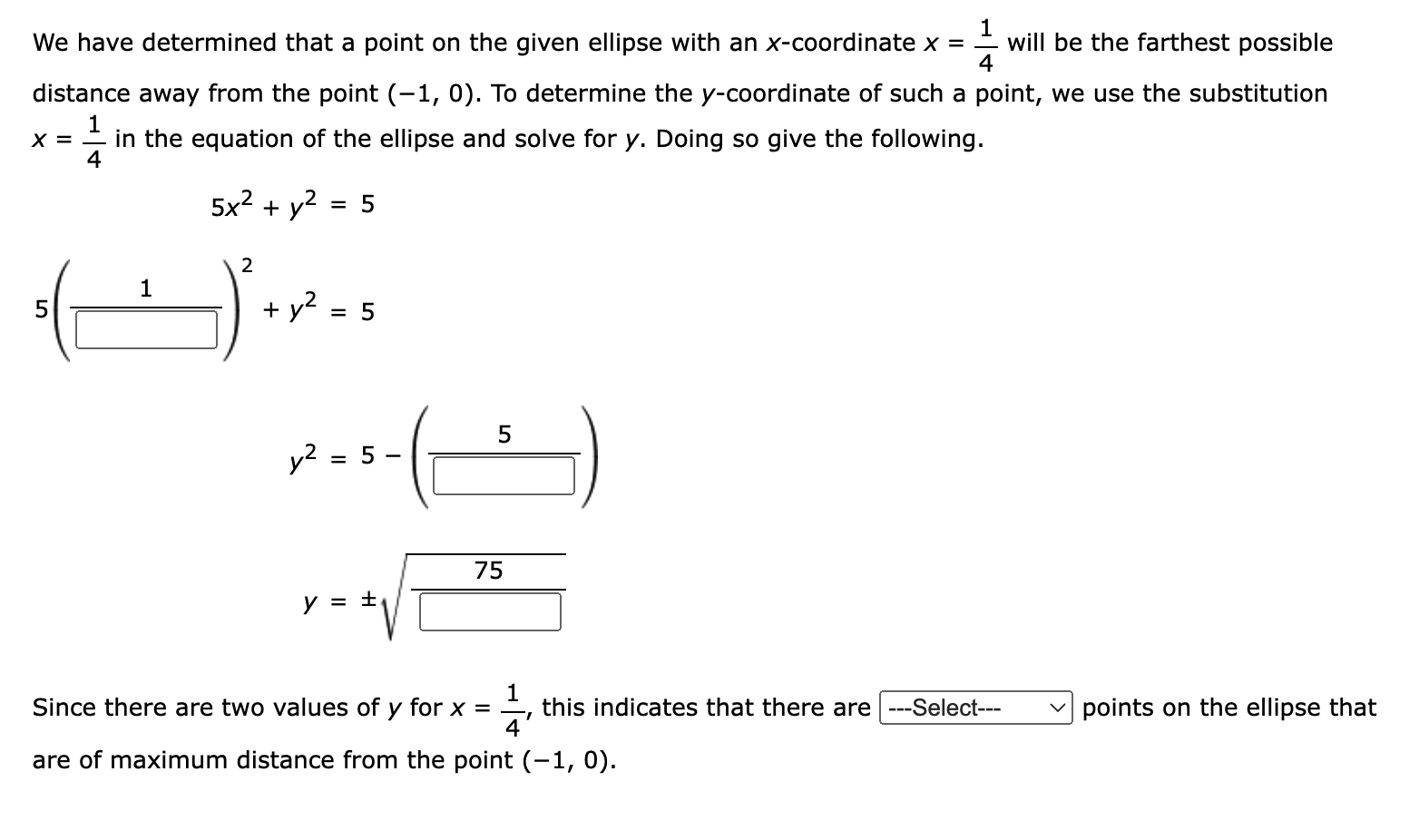 Solved We ﻿have determined that a point on ﻿the given | Chegg.com