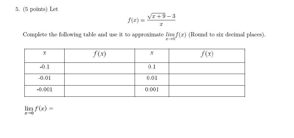 Solved Complete the following table and use it to | Chegg.com