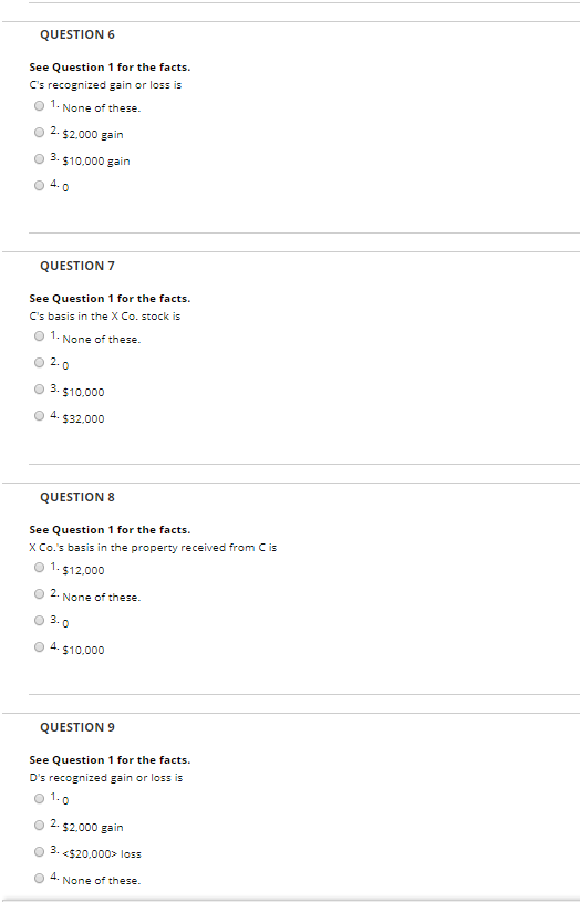 Solved QUESTION 1 Questions 1-15 refer to the following fact | Chegg.com