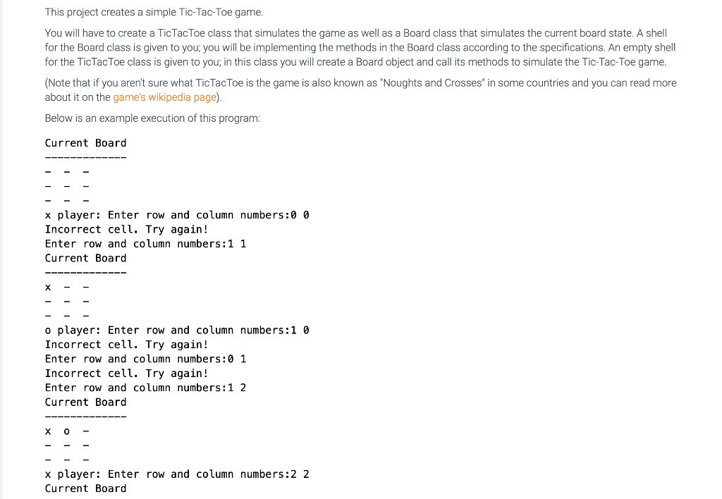 Solved Project Statement Tic-Tac-Toe is a simple and fun