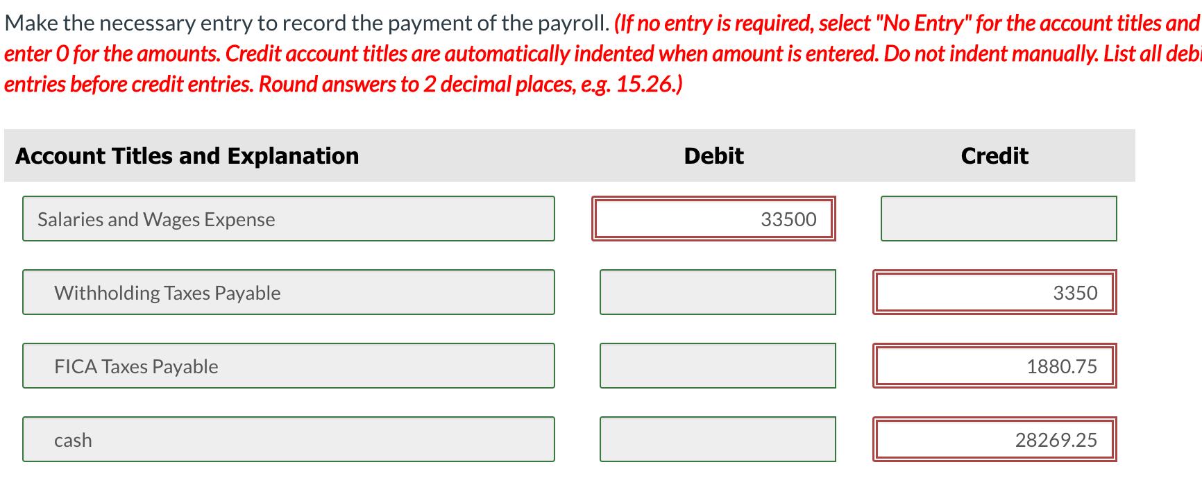 Solved The following is a payroll sheet for Oriole Imports