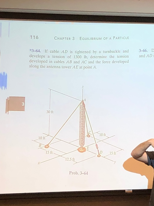 Solved 116 CHAPTER 3 EQUILIBRIUM OF A PARTICLE 3-64. If | Chegg.com