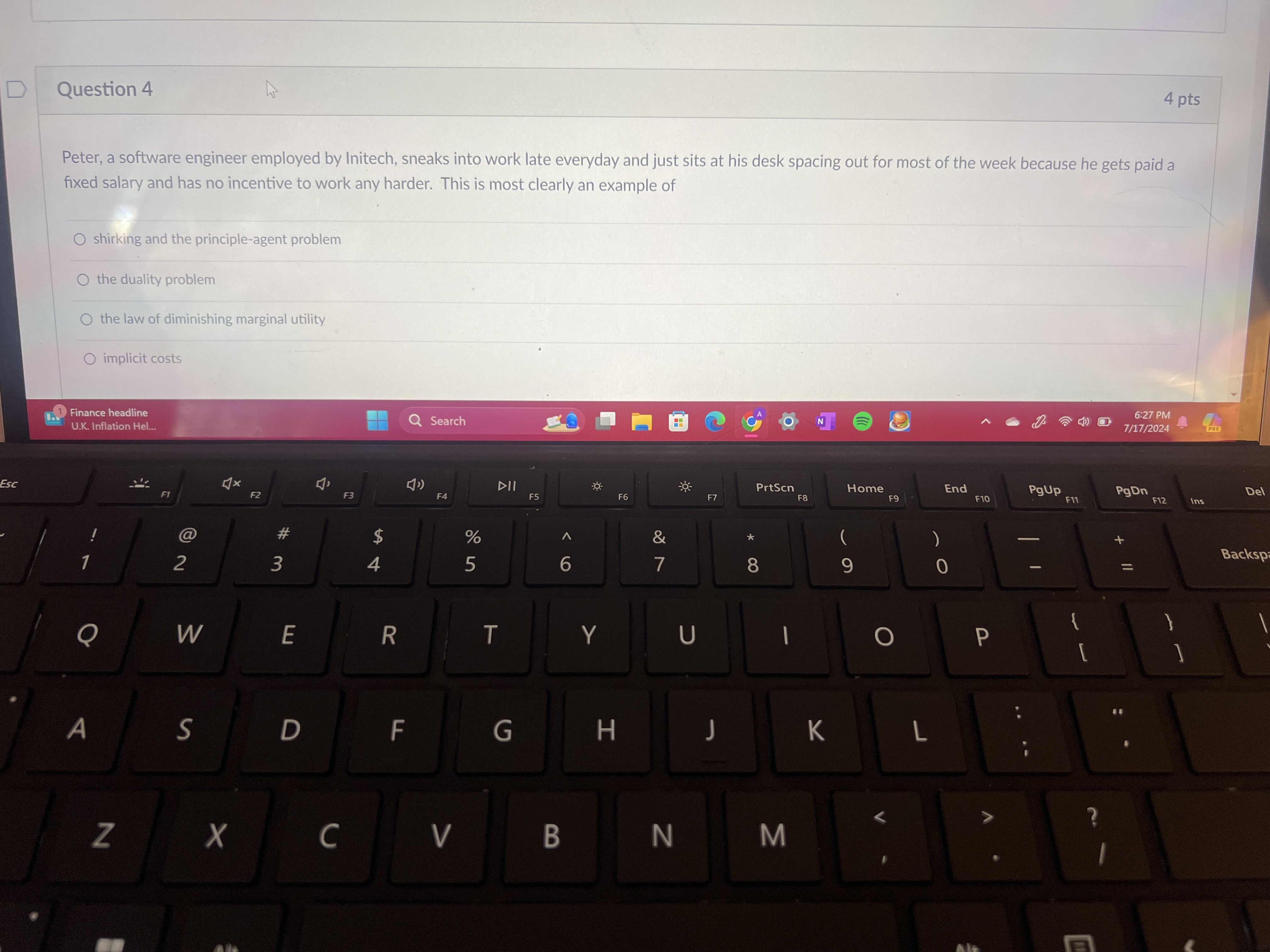 Solved Question 4Peter, a software engineer employed by | Chegg.com