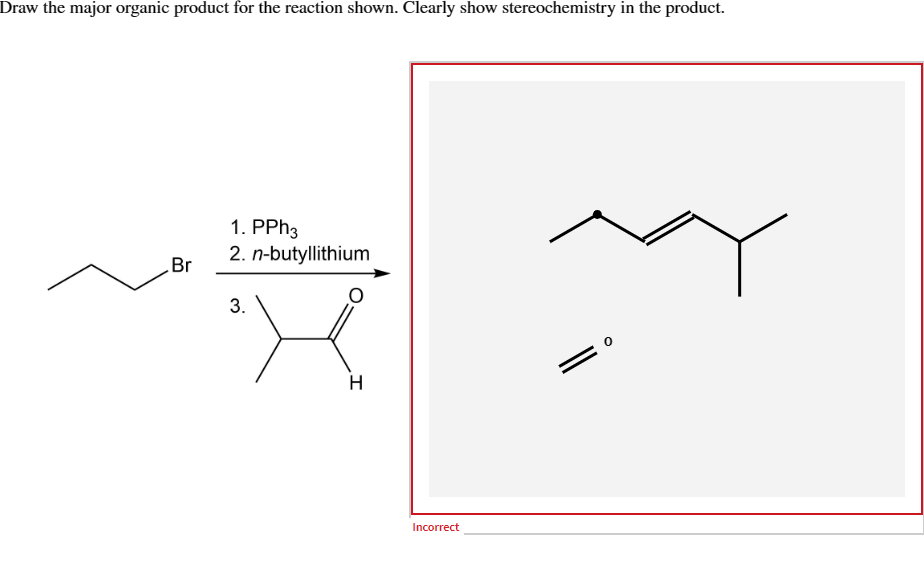 solved-draw-the-major-organic-product-for-the-reaction-chegg