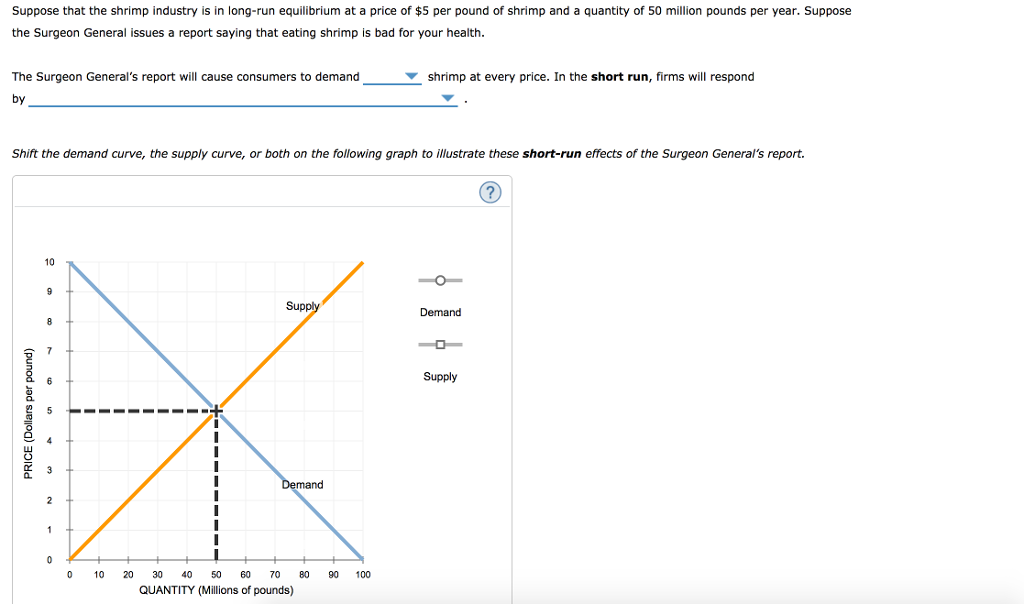 Solved Suppose that the shrimp industry is in long-run | Chegg.com