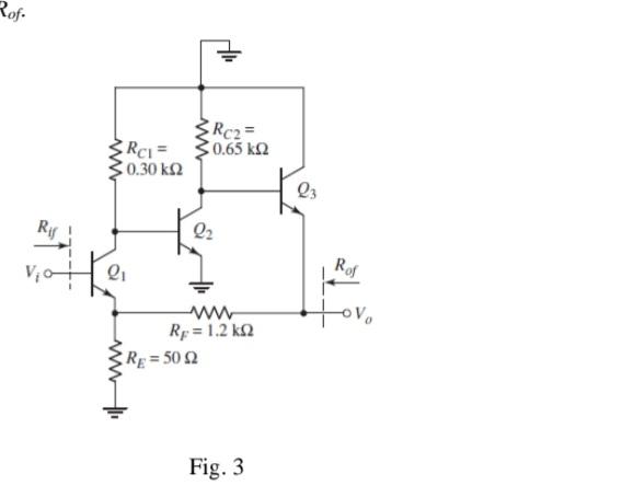 The circuit shown in Fig. 3 is an ac equivalent | Chegg.com