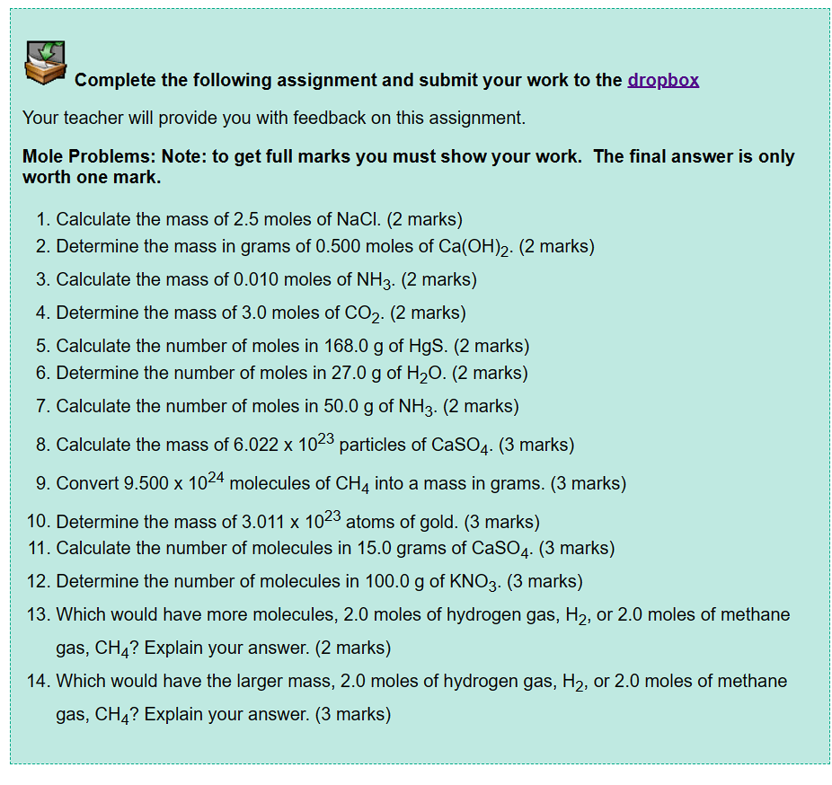 Solved Complete the following assignment and submit your | Chegg.com