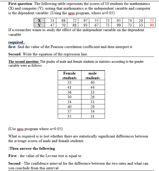 Solved First Question: The Following Table Represents The | Chegg.com