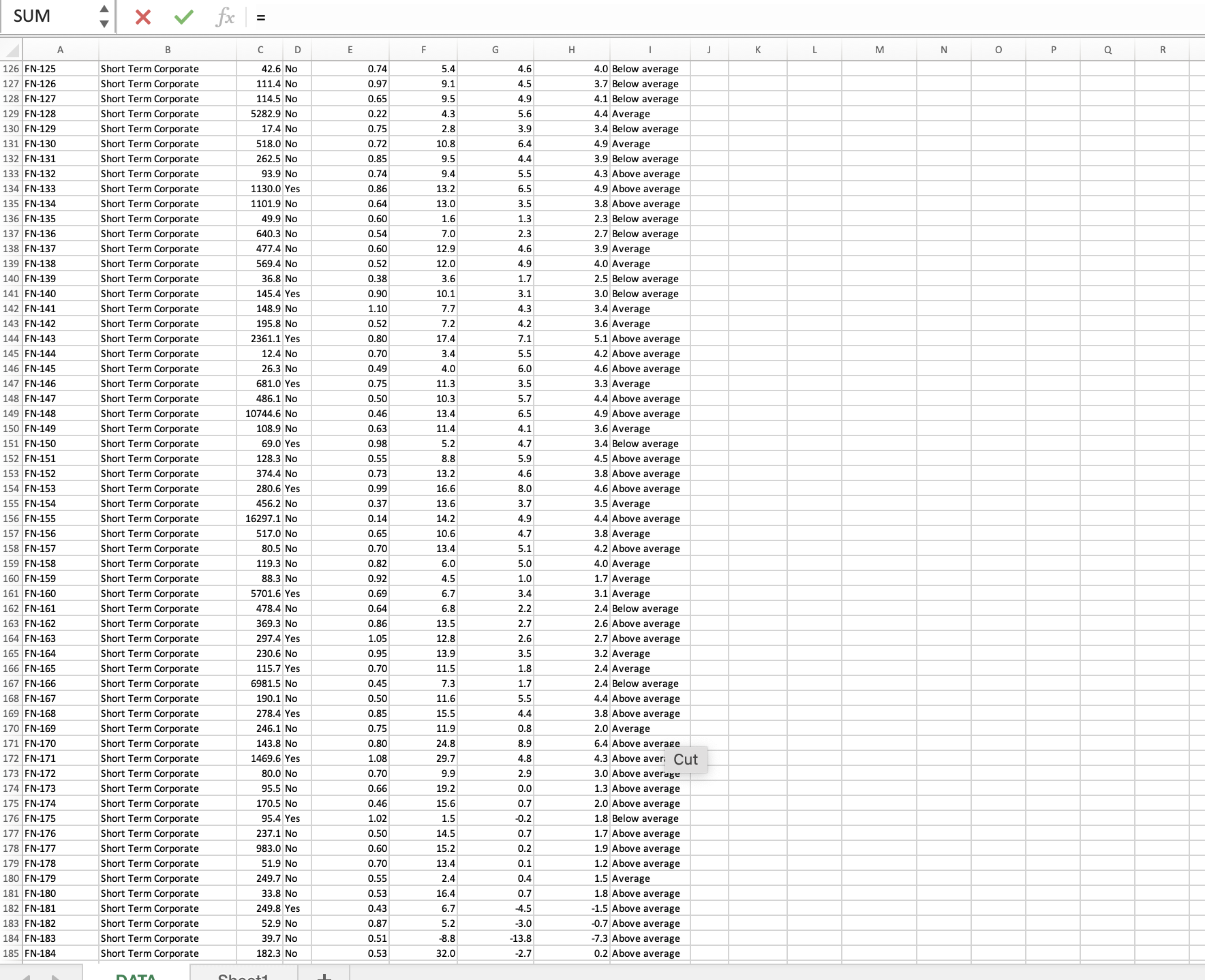 Solved SUM \begin{tabular}{|c|c|c|c|c|c|c|c|c|c|c|c|c|} | Chegg.com