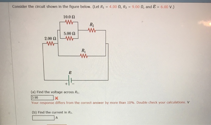 Solved consider the circuit shown in the figure below. (Let | Chegg.com