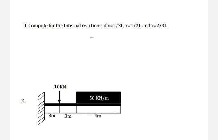 Solved II. Compute for the Internal reactions if | Chegg.com
