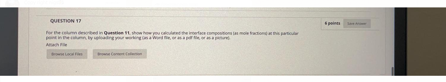 Solved QUESTION 14 11 points Save Answer For the column | Chegg.com
