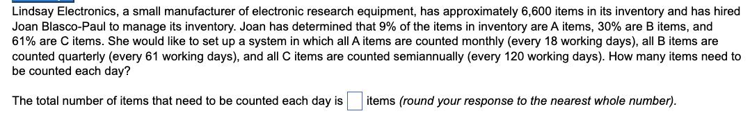 Solved Question Content Area Part 1 Lindsay Electronics, A | Chegg.com