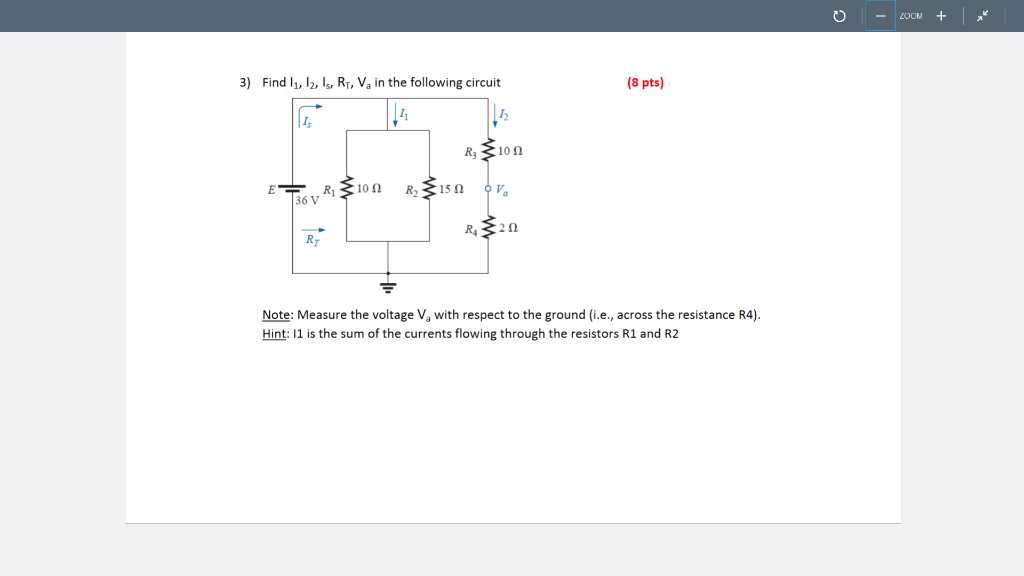 Solved 1) Find I1, I2 and I3 in the following circuit: 2) | Chegg.com