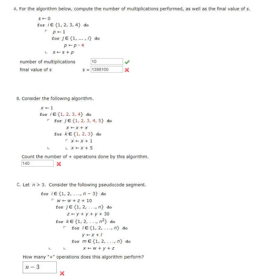 Solved Need some help with the following multi part problem. | Chegg.com