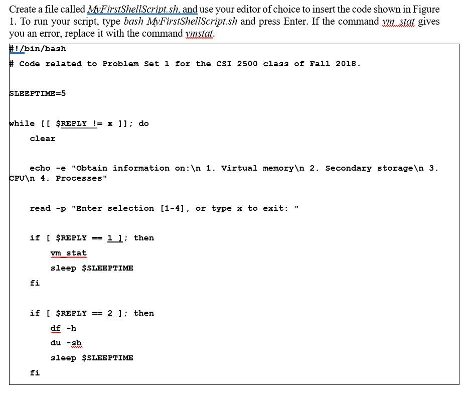 How To Code Scripts Solved Add new code to the script MyFirstShellScript.sh so | Chegg.com