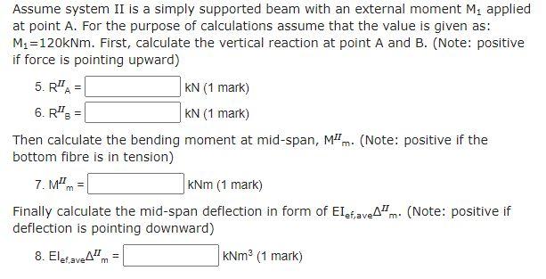 Solved Consider one span of a continuous beam has a | Chegg.com