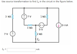 Solved Chapter 5, Problem 5.104 Use source transformation to | Chegg.com