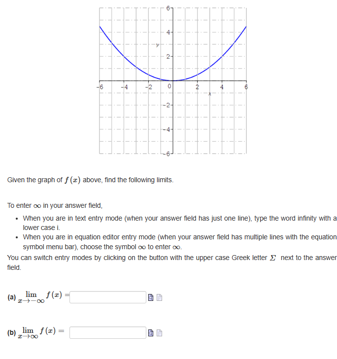 Solved Given the graph of f(x) above, find the following | Chegg.com