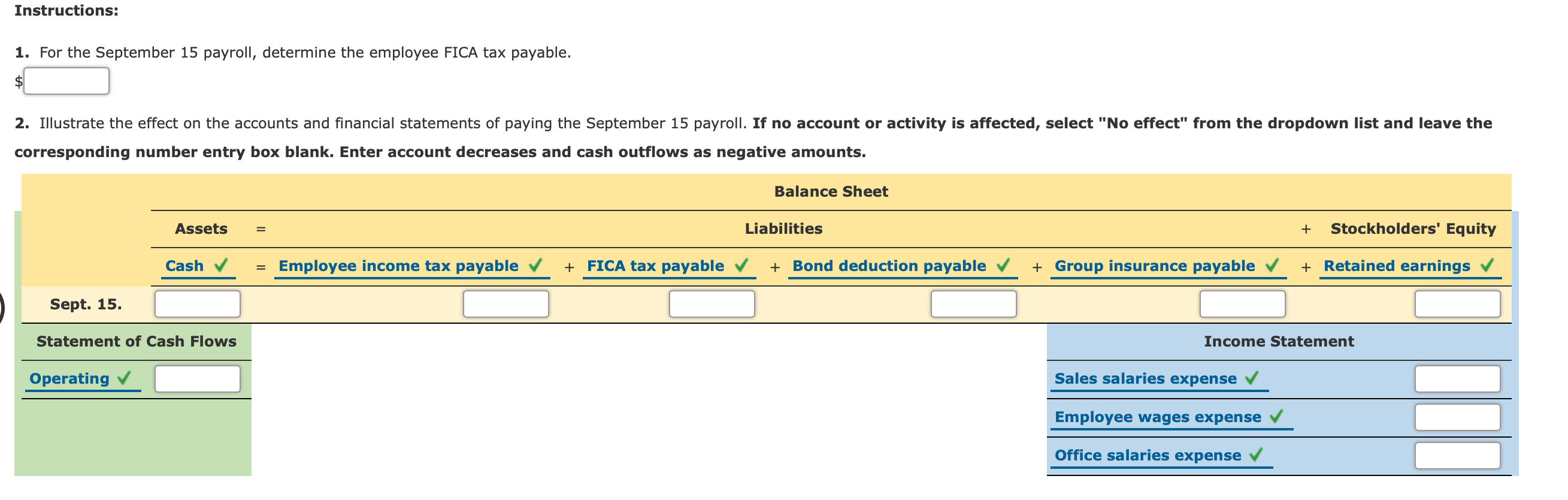 Solved The Following Information About The Payroll For The | Chegg.com