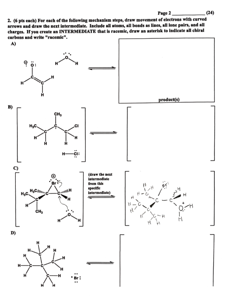 Solved Page 2 (24) 2. (6 pts each) For each of the following | Chegg.com