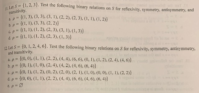 Solved EXERCISES 5.1 For each of the following binary | Chegg.com