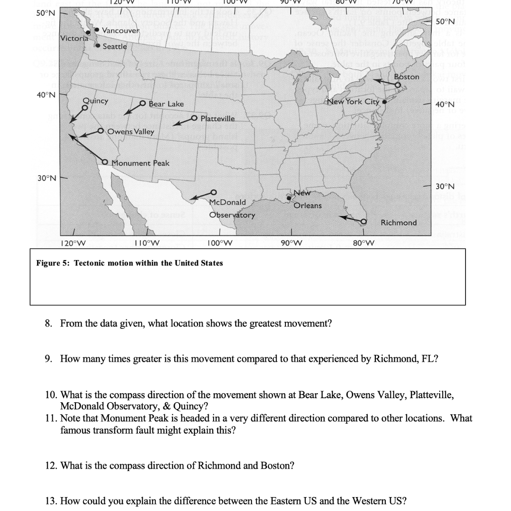 Solved 50 N 50 N Vancouver Victoria Seattle Boston 40 N Chegg Com