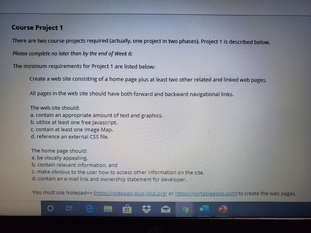 Solved Course Project 1 There are two course projects | Chegg.com