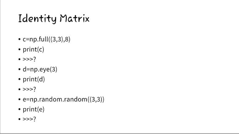 Solved Matrix and Vector 1 2 3 M- 4 5 6 v2 3 import numpy as | Chegg.com