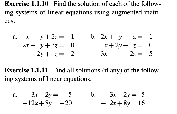 Solved Exercise 1.1.4 Regarding 4x – 2y = 3 as the equation | Chegg.com