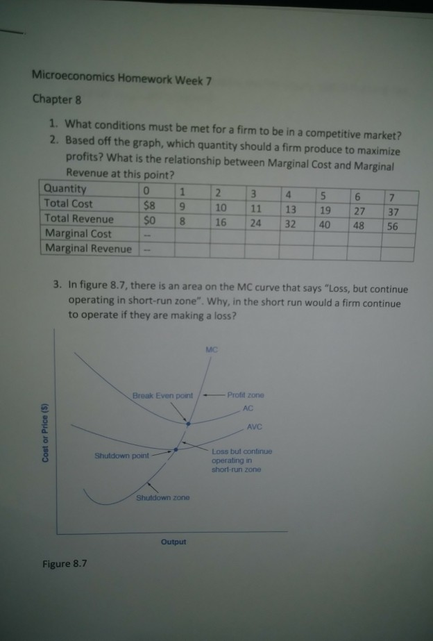 microeconomics chapter 7 homework