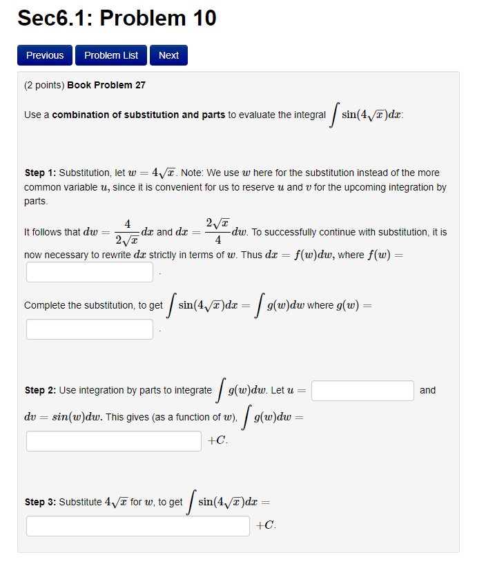 Solved Sec6 1 Problem 10 Previous Problem List Next 2 Chegg Solved Sec6 1 Problem 10 Previous Problem List Next 2 Chegg