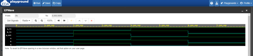EDA playground Run Save Copy A Playgrounds - Profile | Chegg.com