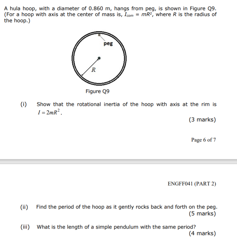 hula hoop diameter