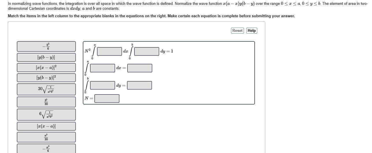 Solved In Normalizing Wave Functions, The Integration Is | Chegg.com