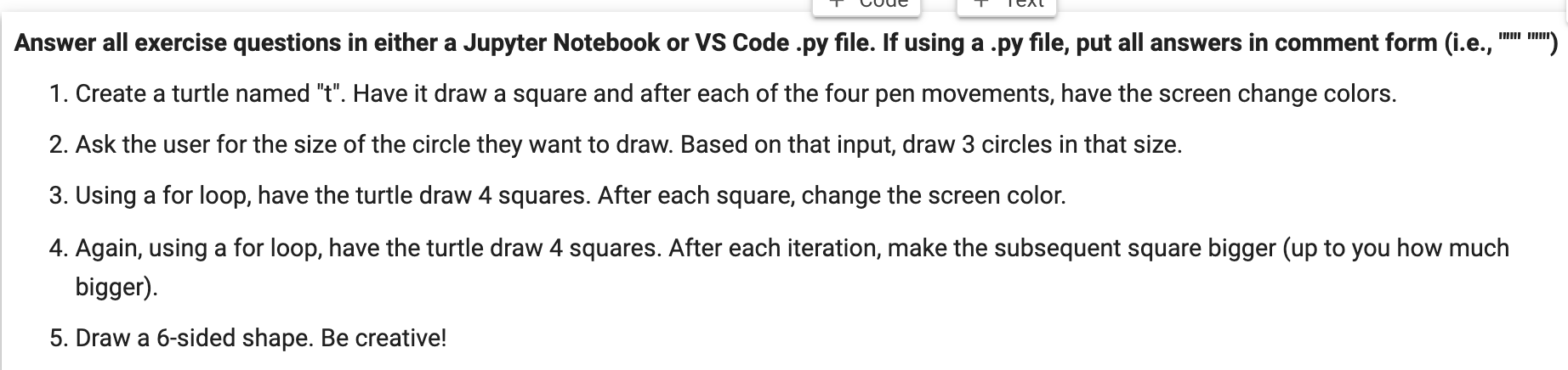 Solved Complete the above directions in PYTHON CODE use the | Chegg.com