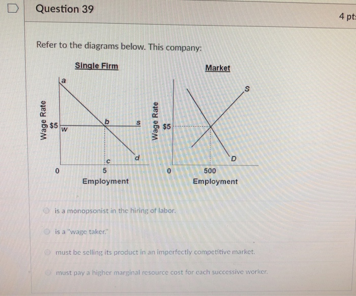 Solved Question 39 4 pt Refer to the diagrams below. This | Chegg.com