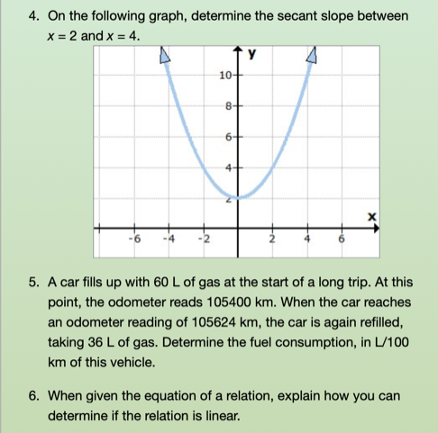 Solved 1. Explain when a line or curve of best fit can be | Chegg.com