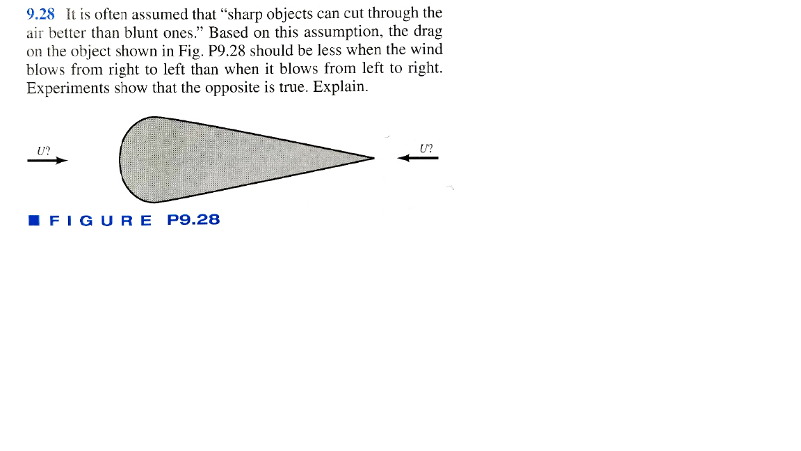 Solved 9.28 It is often assumed that “sharp objects can cut | Chegg.com