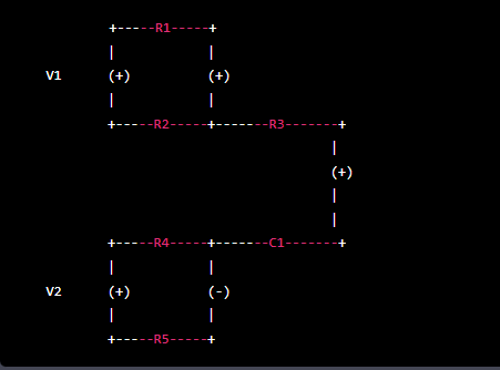 Solved This circuit diagram includes resistors, a capacitor, | Chegg.com