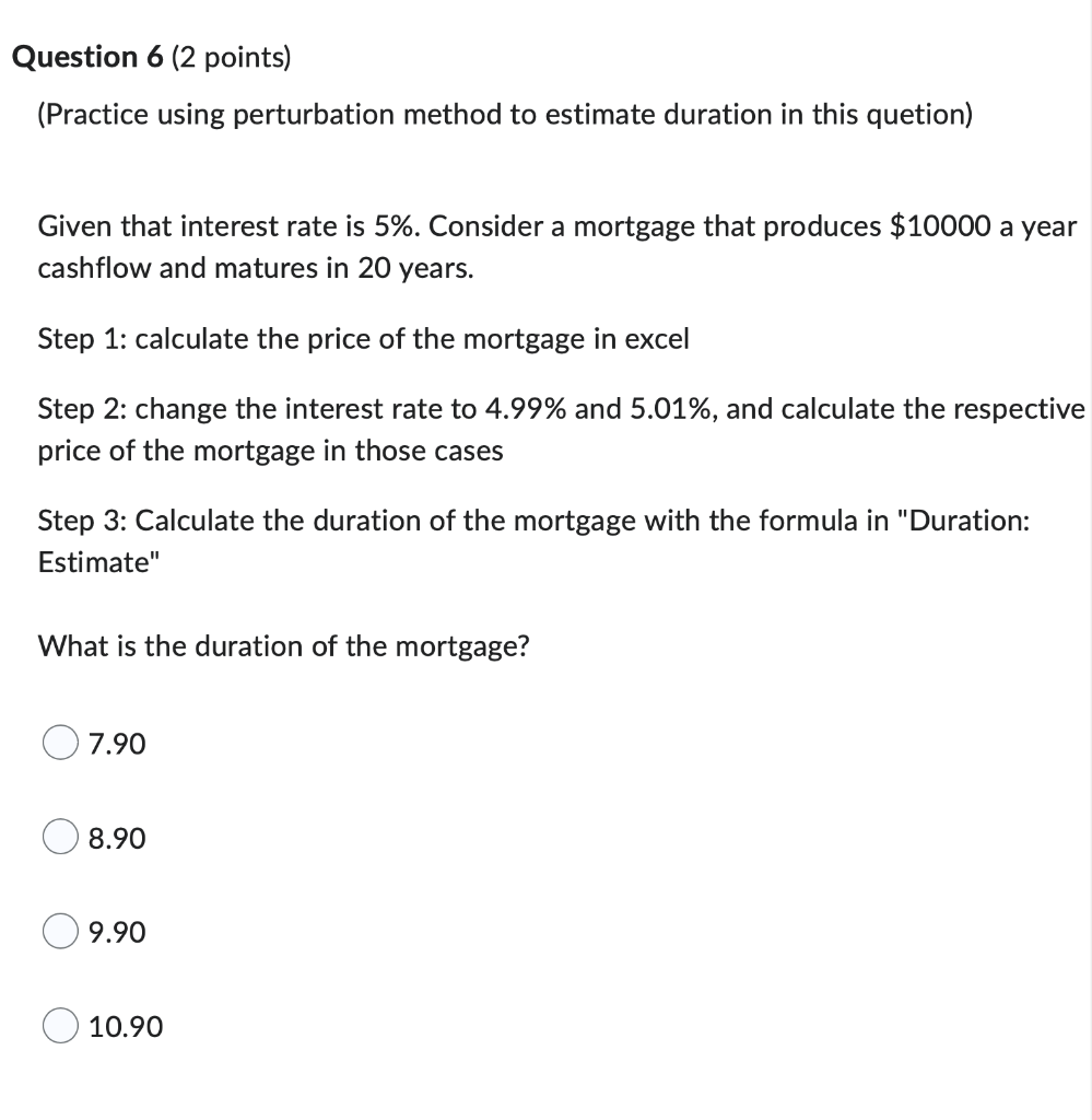 Solved (Practice using perturbation method to estimate | Chegg.com