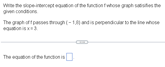 Solved Write the slope-intercept equation of the function f | Chegg.com