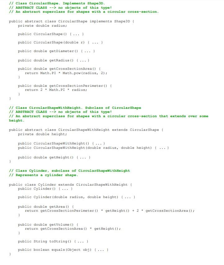 Solved 1. Using an inheritance hierarchy, design a Java | Chegg.com