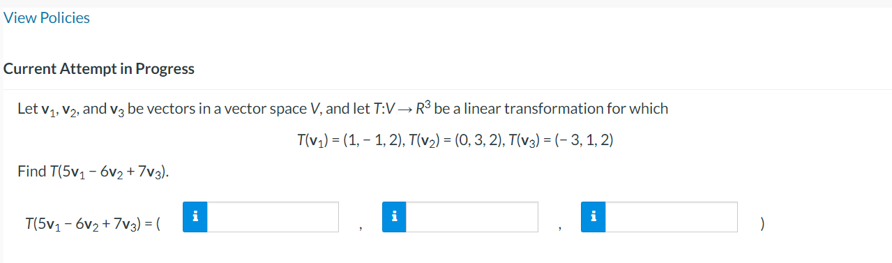 Solved Let V1,v2, And V3 Be Vectors In A Vector Space V, And | Chegg.com