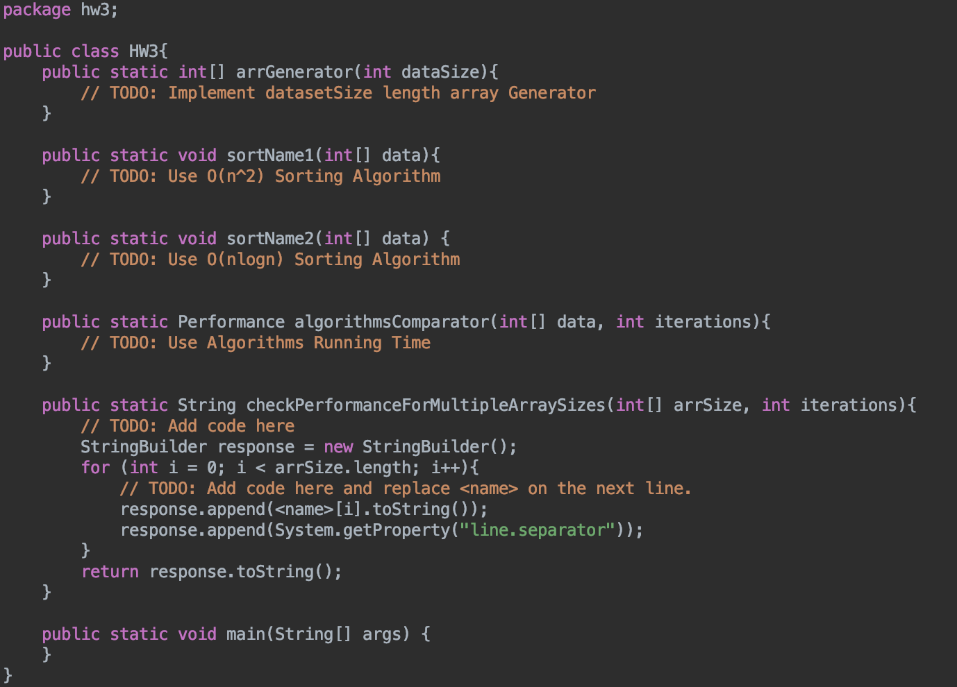 Solved Please help with my java code, what is the code to | Chegg.com