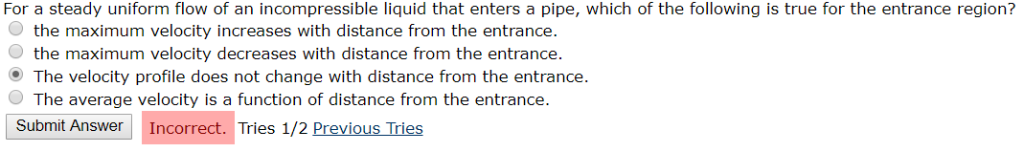 solved-for-a-steady-uniform-flow-of-an-incompressible-liquid-chegg